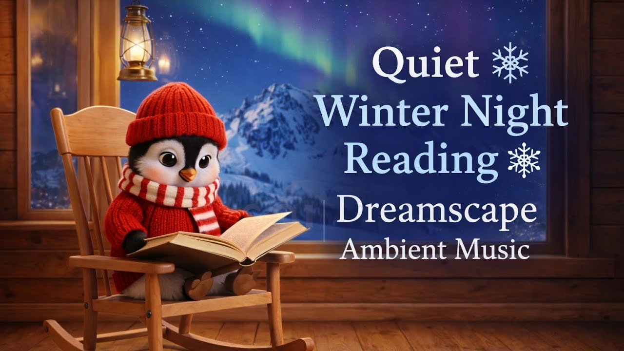 Quiet Winter Night Reading ❄️ | Dreamscape Ambient Music