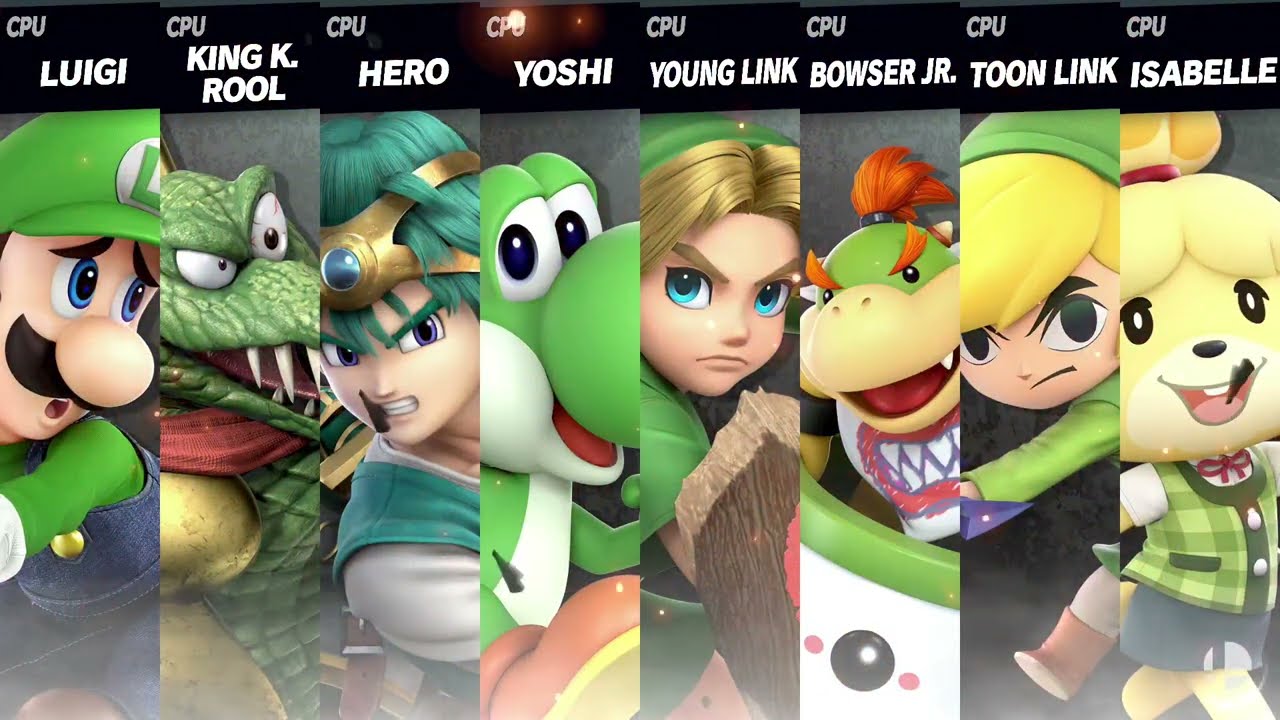 Green Battle (Super Smash Bros Ultimate)