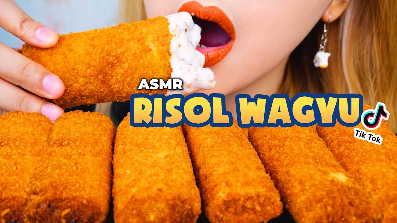 RISOL SULTAN👑 ASMR RISOL DAGING WAHYU KEJU YANG RAME DI TIKTOK‼️ | ASMR Indonesia