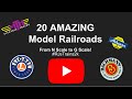 Amazing Model Railroad Compilation #RJsTrains2k