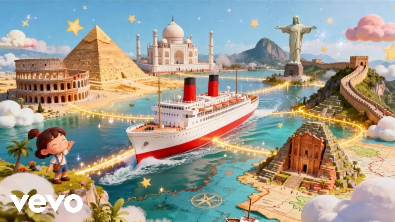 Mutonia Kinderlieder - Dampfschiff Kinderlied / Reise mit uns um die ganze Welt!