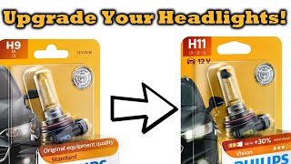 H11 to H9 Headlight Bulb Mod  Fast and Easy!