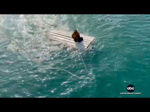 Video Teen survives three days stranded in Bering Sea
