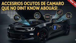 5 Hidden Chevrolet Camaro Accessories Nobody Told You About