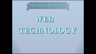 FAQ'S in Web Technology | Quick Revision | Computer Science | Computer Application screenshot 2
