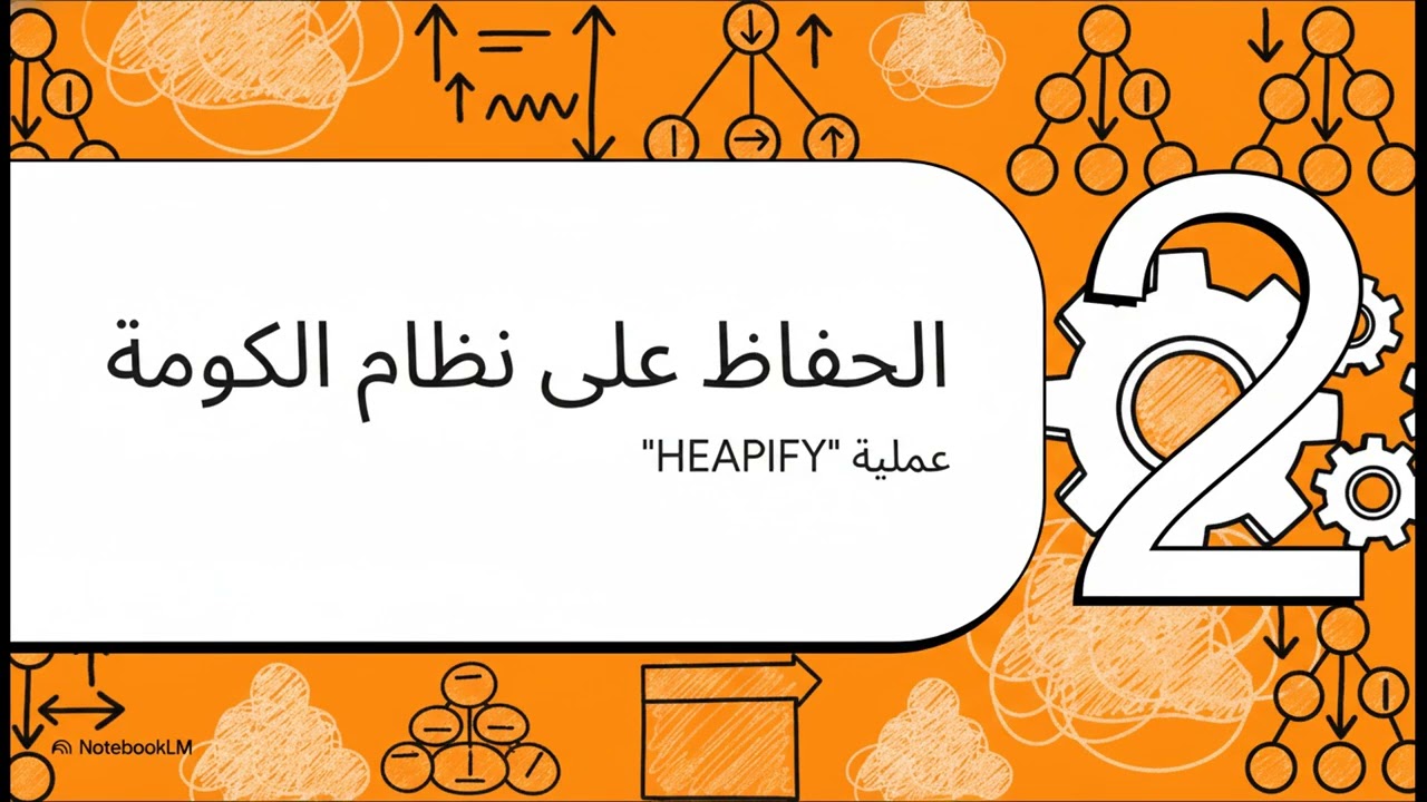 8.تحليل الترتيب بالكومة||Heapsort Algorithms and Priority Queue Structures