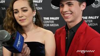 'Cobra Kai' stars Mary Mouser and Tanner Buchanan on a potential love triangle