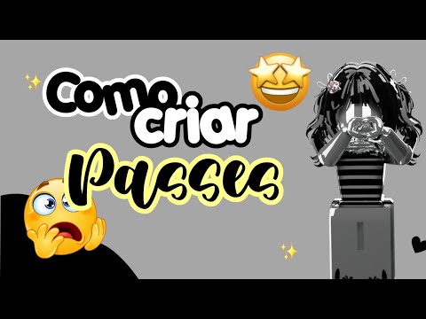 Como Criar Um Passe No Roblox! (passo a passo) - YouTube