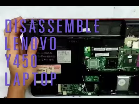 Lenovo Y450 laptop take apart/disassemble