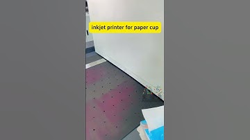 Paper cup printing machine #inkjetprinter #digitalprinting #cmyk #papercup #machine #factory