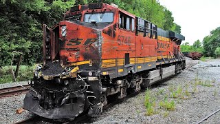 RUNAWAY Locomotive & Head-On Collision in Rome, GA