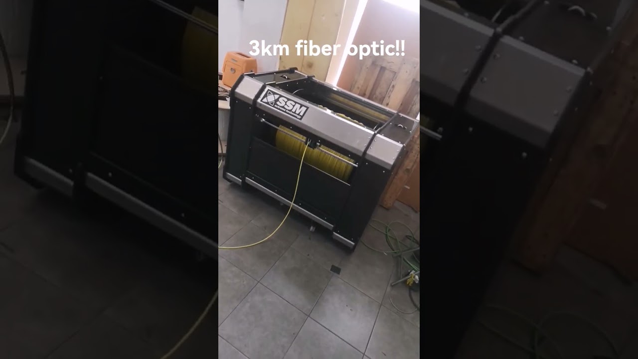 3km fiber optic, finished!! 