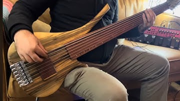 7 String Fretless Sub Bass Jam - 39” Scale