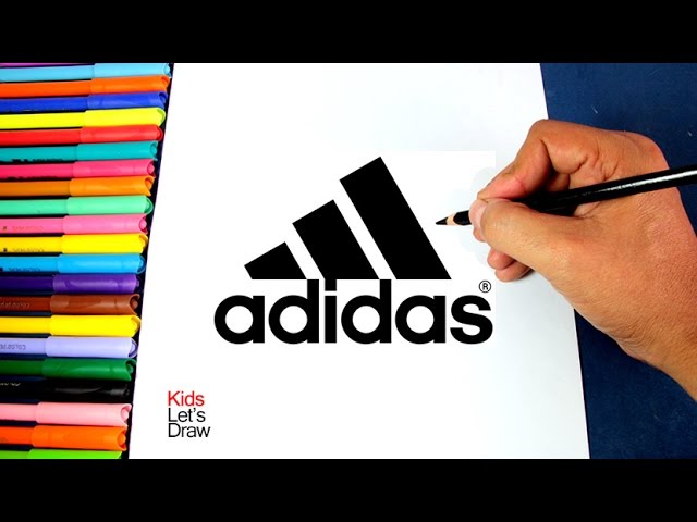 en frente de local Refinamiento Cómo dibujar el logo de Adidas (Logotipo ADIDAS) | How to draw the Adidas  Logo - YouTube