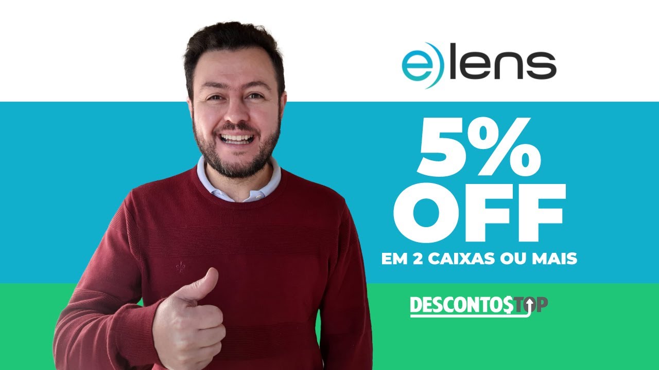 CUPOM DE DESCONTO ELENS MAIO 2023 🎁 CUPOM ELENS LENTES DE CONTATO - YouTube