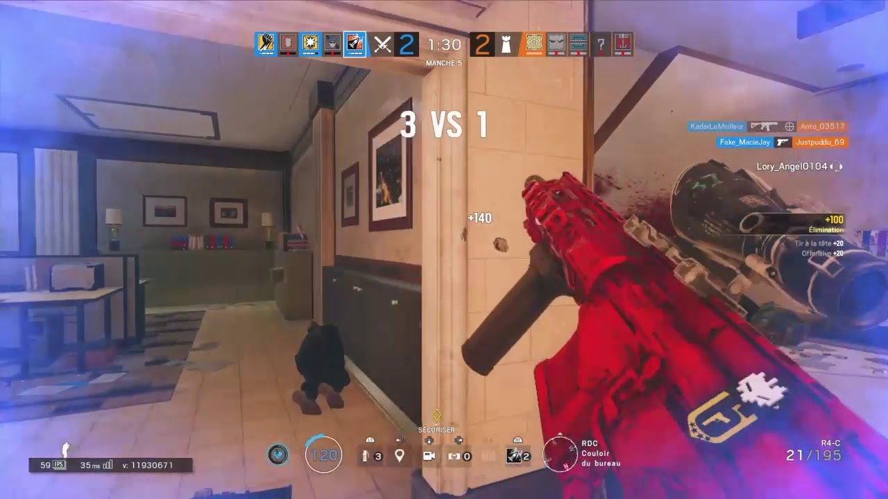 PAS DE STRESS YA KADER !!!! Clutch 1vs4 avec BUCK!!