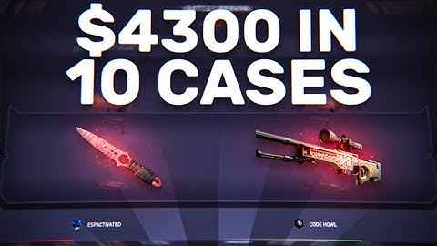 I WON $4300 IN 10 CASES! (insane datdrop opening)
