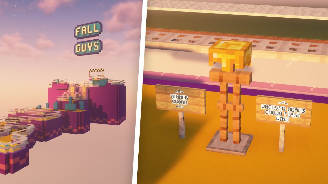 IK LIET DIRCKEYSTEEN FALL GUYS IN MINECRAFT SPELEN