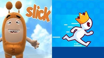 Oddbods Turbo Run Slick vs Run Race 3D