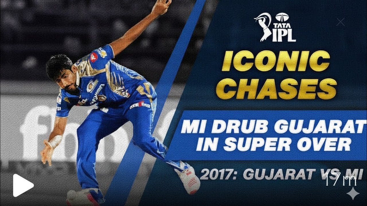 Bumrah Magical SUPER OVER 🔥! Gujarat vs Mumbai Indians 2017 Highlights 