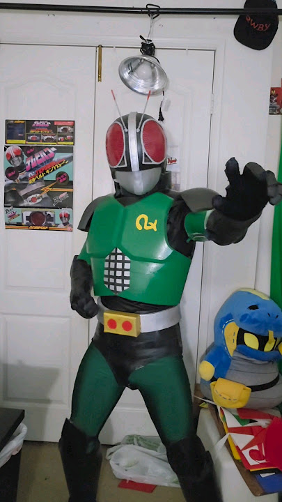 SUITING UP AS KAMEN RIDER BLACK RX #kamenrider #henshin #kamenridercosplay #kamenriderblack