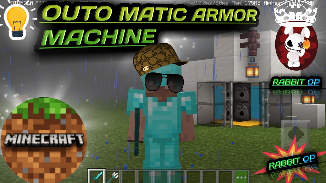 Automatic armor machine build for mincraft world