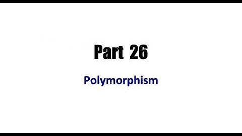 Learn Java Tutorial for Beginners, Part 26  Polymorphism