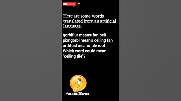 Artificial Language // leave a comment // Share & subscribe #puzzle #reasoning #youtubeshorts