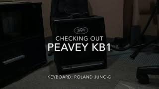 Peavey KB1 sound check