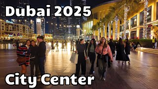Dubai [4K] Amazing City Center, Burj Khalifa Walking Tour 🇦🇪
