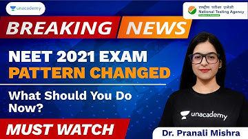 NEET 2021 Exam Pattern Changed | NTA Official Update | What Should You Do? | Dr. Pranali
