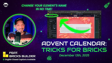 Advent Calendar: Tricks for Bricks Builder - Trick #13: Super Fast Element Renaming
