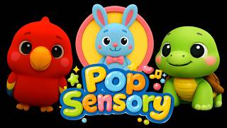 Pop Music Animals Song – Sensory Video for Babies