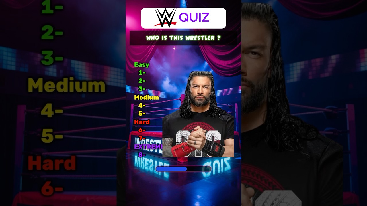 You Can’t Name Every WWE Superstar Without a Mistake! 🔥💪