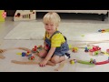 木製レールで機関車を走らせよう！1歳半からのわくわく体験♪　(Railway / Hape)