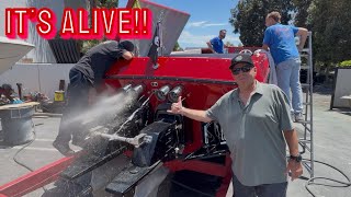 She Runs!! - First Start Up - 38 Larry Smith Scarab Resto Ep. 6