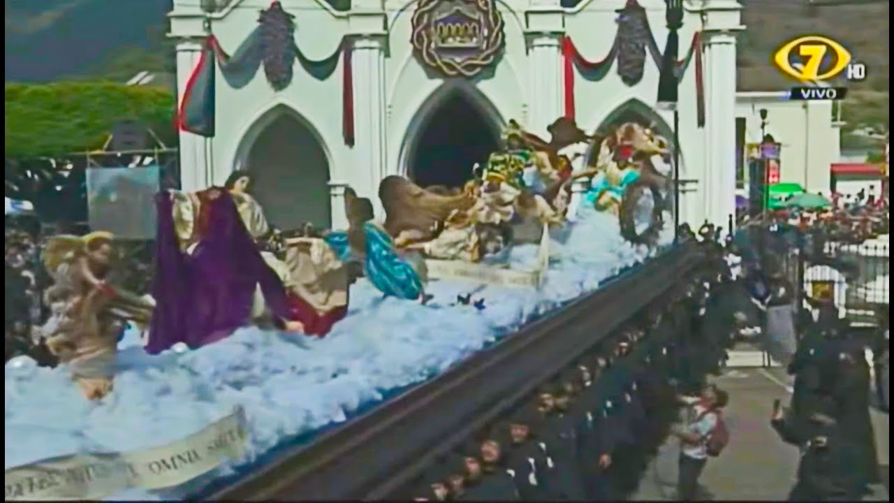Canal 7 SEÑOR SEPULTADO DE SAN FELIPE 🔴 SALIDA Procesión Viernes Santo 2025  Antigua Guatemala