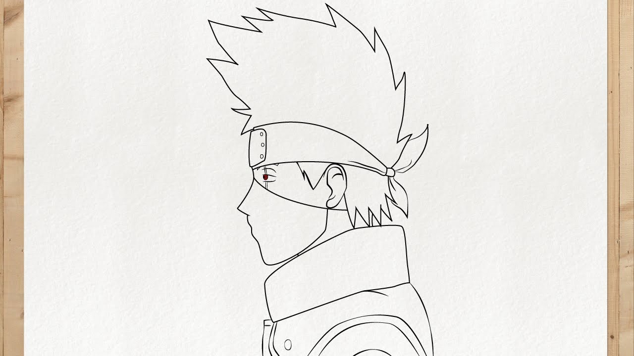 Comment dessiner KAKASHI SHARINGAN (Naruto) étape par étape et