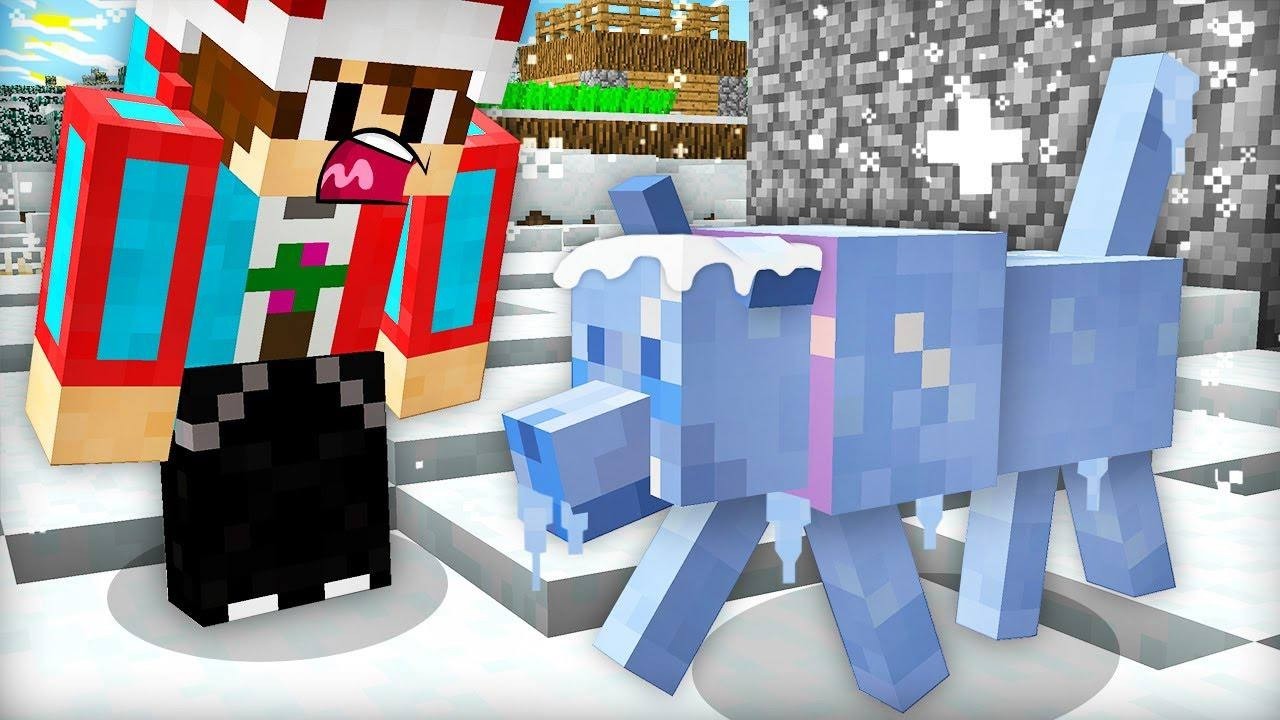 😱MUZLAB QOLGAN ITNI TOPDIM VA QUTQARDIM| MINECRAFT UZBEK TILIDA