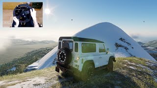 The Crew 2 - LAND ROVER DEFENDER 70th - OFF-ROAD with Steering Wheel + Pedals - 1080p60FPS