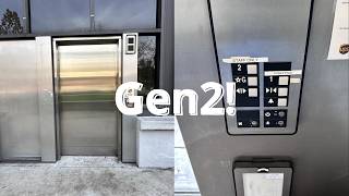 ULTRA RARE & OVERKILL OTIS Series 1 Gen2 Traction Elevator @ 801 Welch Rd, Palo Alto, CA