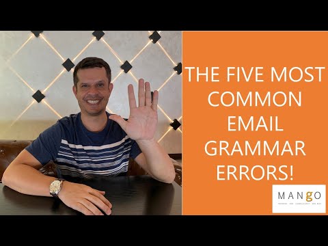 The Five Most Common Email Grammar Errors