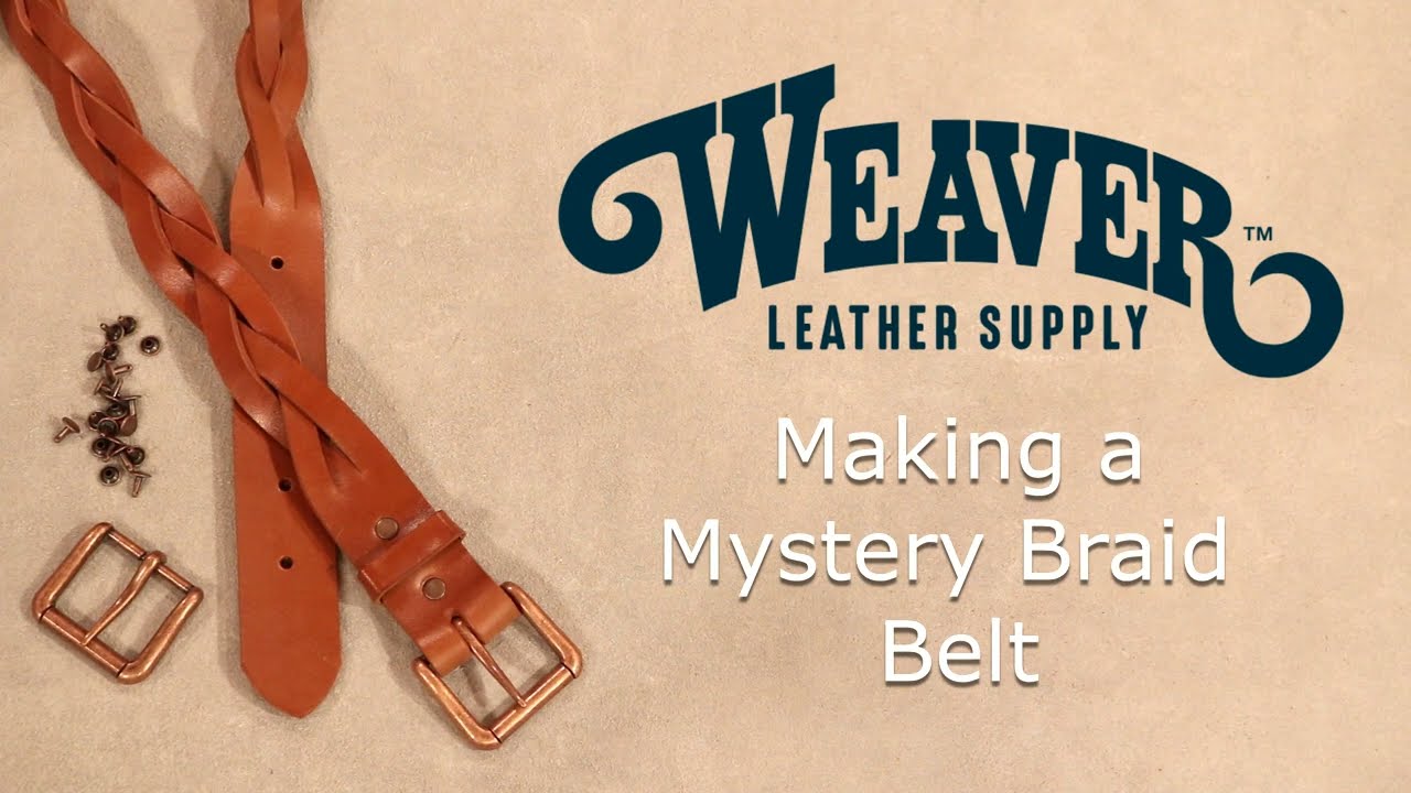 Making a Mystery Braid Leather Belt 