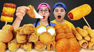 Korean Fried Chicken Sotteok Party Mukbang Challenge