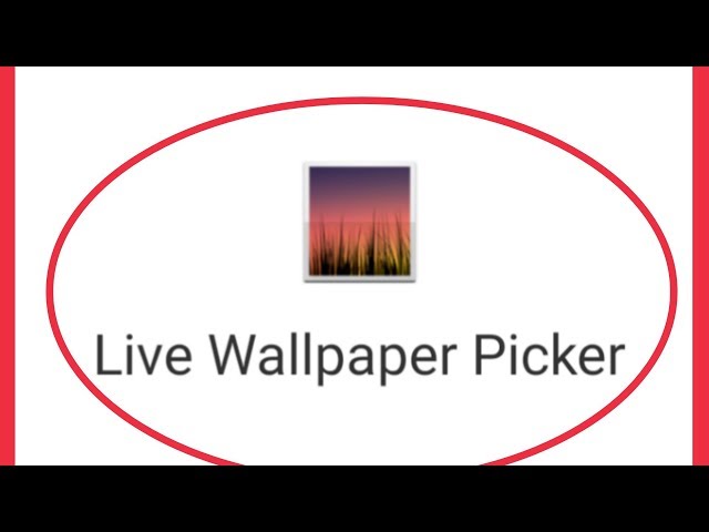 How to enable Live wallpaper picker 10