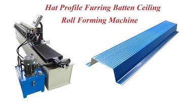 Gypsum Board Furring Channel Ceiling Truss Roll Forming Machine