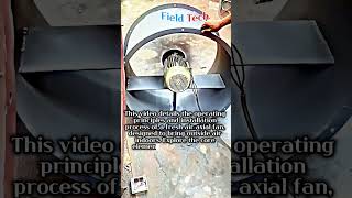 Large Axial Fan Installation and Operation Test #Engineering #Process #AxialFan #Ventilation #HVAC