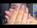 How to do your nails at home! | Easy stamping method