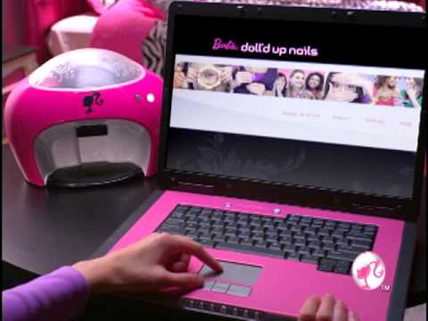 2009 Barbie Doll'd Up Nails B-Nails Digital Nail Printer Commercial