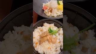 和食さと 松茸ご飯、松茸うどん